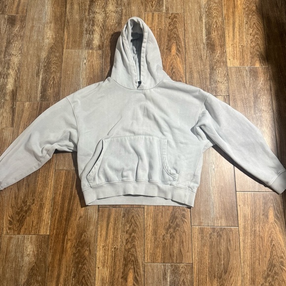 Zara Light Blue Men's Hoodie Sweater - Picture 1 of 2